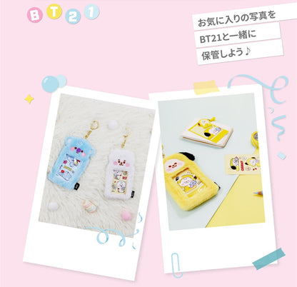 [COLLAB] BT21 Japan Photocard Cardholder Fluffy Furry Cardholder