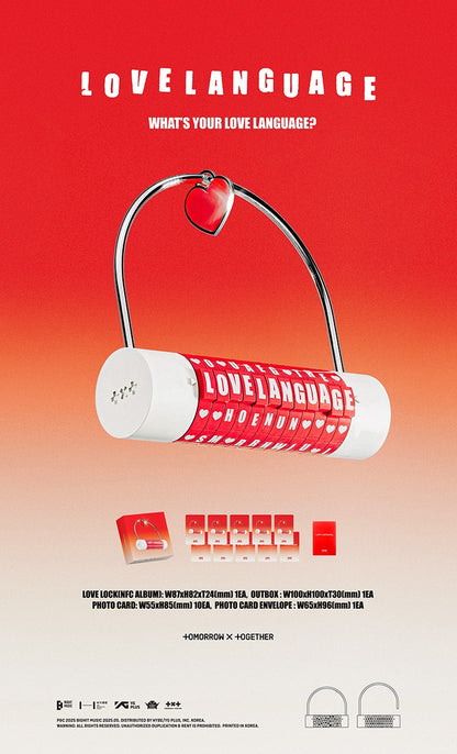 [ALBUM] TXT TOMORROW X TOGETHER Love Language (Love Lock Ver.)