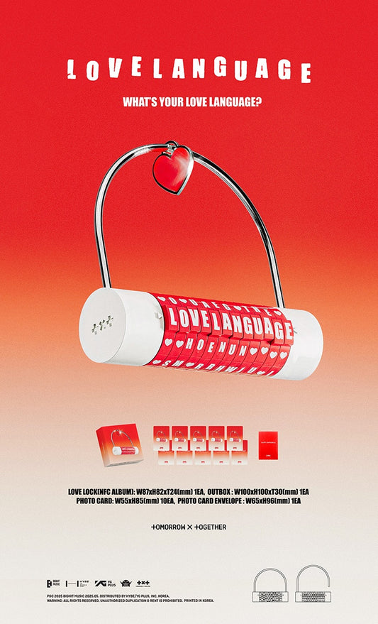[ALBUM] TXT TOMORROW X TOGETHER Love Language (Love Lock Ver.)