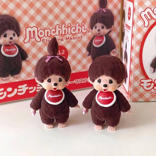 [Monchhichi] Flocked Mascot 1 blind box