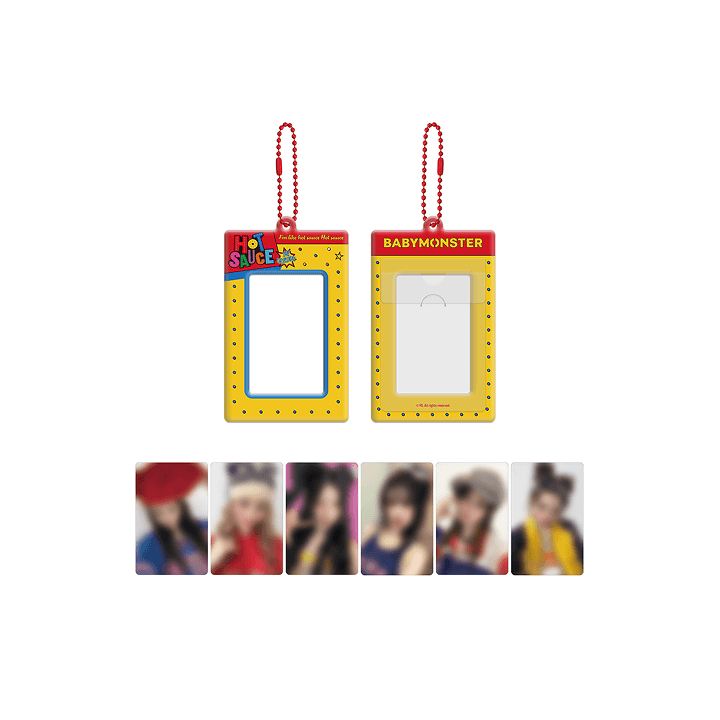 [MERCH]  HOTSAUCE BABYMONSTER TRADING PHOTOCARD PACK / Binder Sharing Set /  PVC PHOTOCARD HOLDER