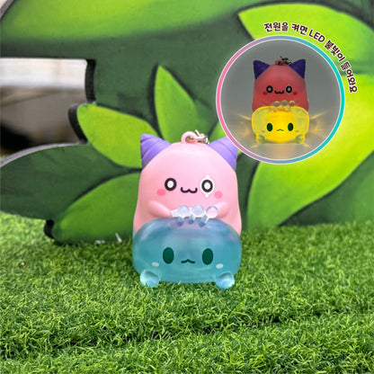 [Maplestory] Maple Pink Bean LED Keyring
