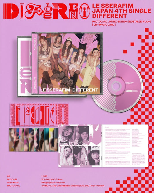[ALBUM] LE SSERAFIM Japan Different Photocard ver. / Character ver. Kuromi & My Melody / Different Solo edition / group edition