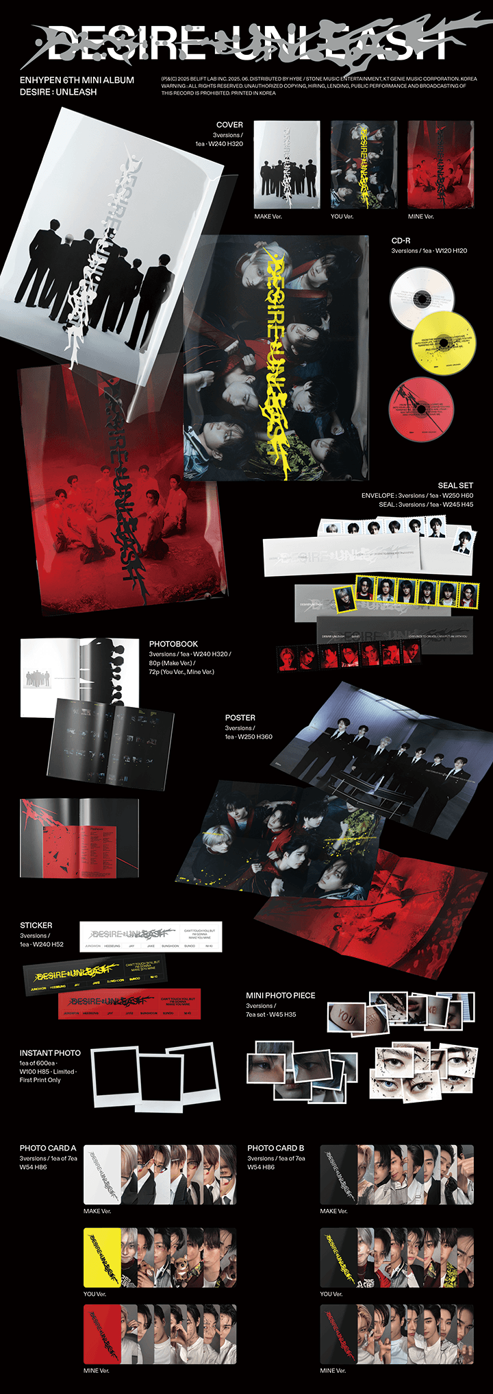 [ALBUM] Enhypen DESIRE : UNLEASH - Killing Voice Event / Showcase Live / Lucky Draw