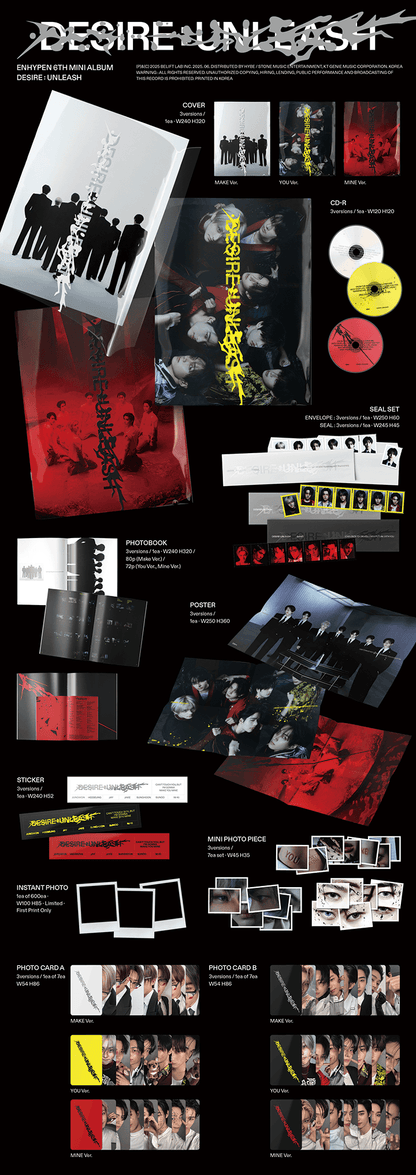 [ALBUM] Enhypen DESIRE : UNLEASH - Killing Voice Event / Showcase Live / Lucky Draw