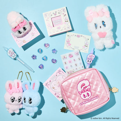 [MERCH] Esther Bunny Smile Plush Keychain Set of 2