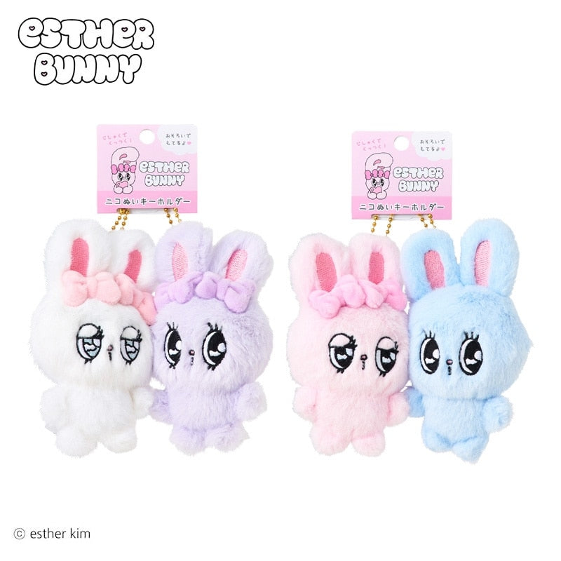 [MERCH] Esther Bunny Smile Plush Keychain Set of 2