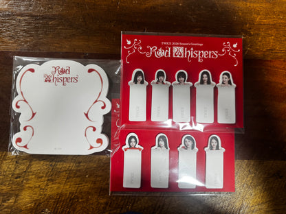 [SHARING SET] TWICE Season’s Greeting 2026 Red Whispers