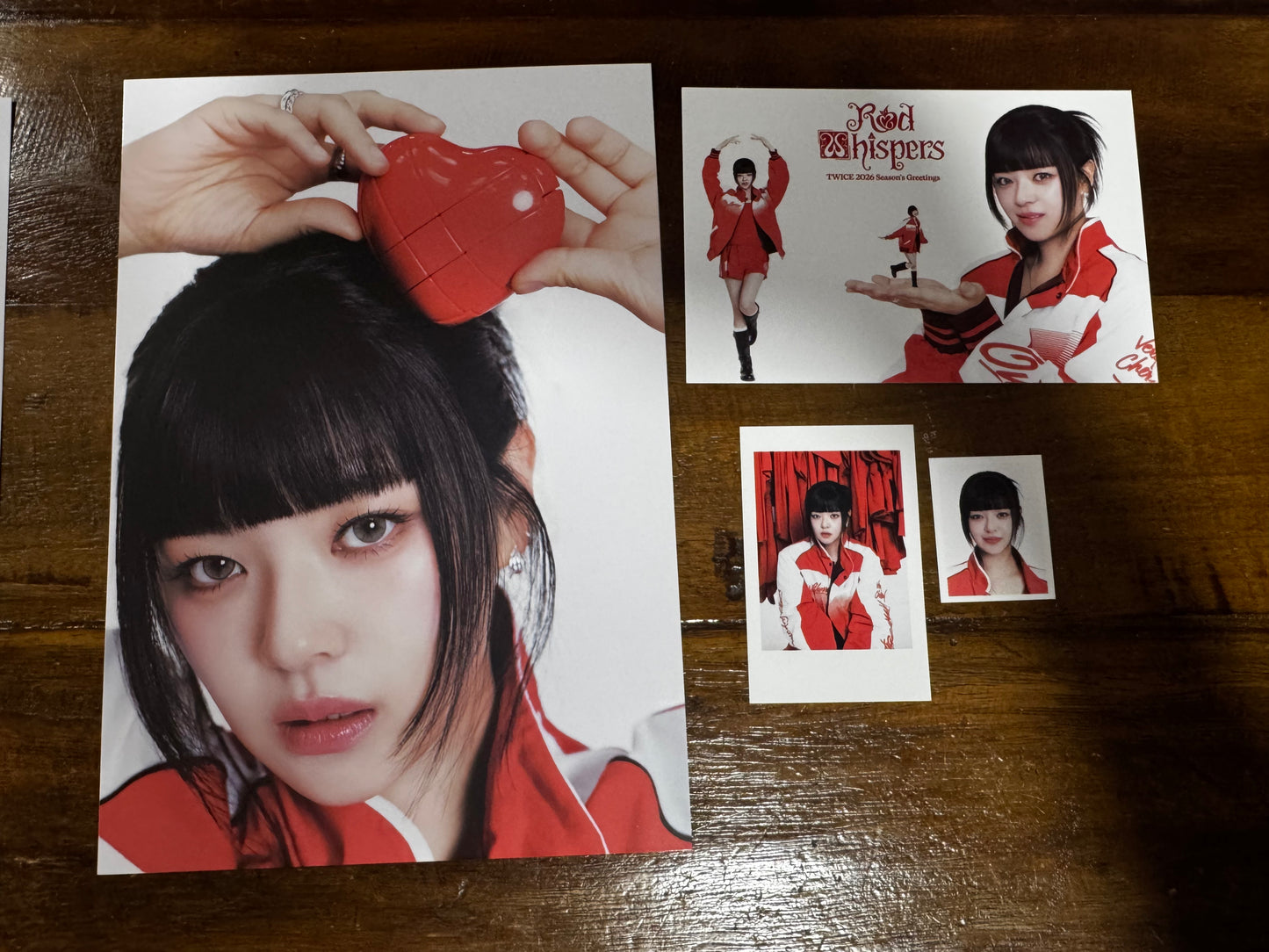 [SHARING SET] TWICE Season’s Greeting 2026 Red Whispers