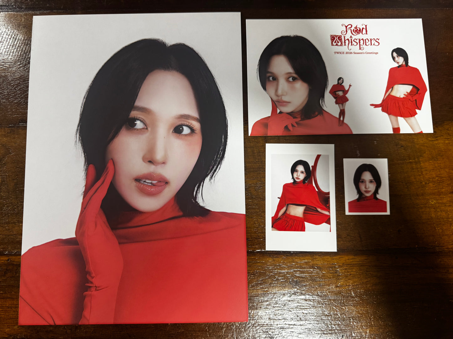 [SHARING SET] TWICE Season’s Greeting 2026 Red Whispers