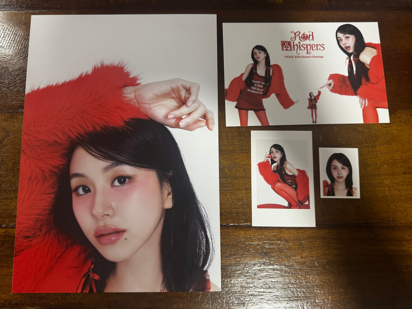 [SHARING SET] TWICE Season’s Greeting 2026 Red Whispers