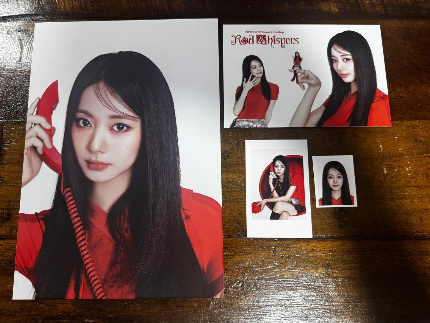 [SHARING SET] TWICE Season’s Greeting 2026 Red Whispers