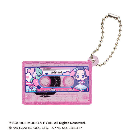 GASHAPON] LE SSERAFIM × MY MELODY & KUROMI cassette tape charm