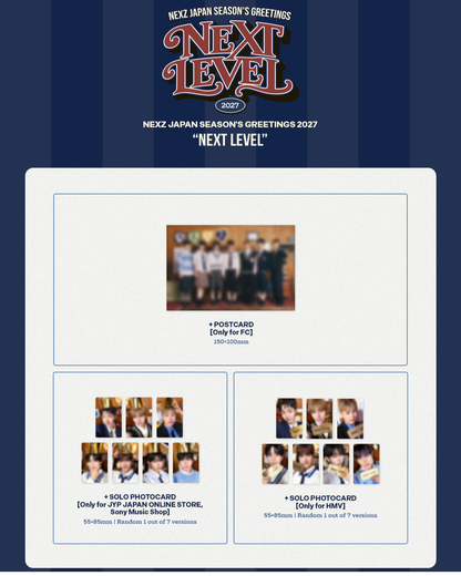 [2027] NEXZ JAPAN SEASON'S GREETINGS 2027 “NEXT LEVEL”