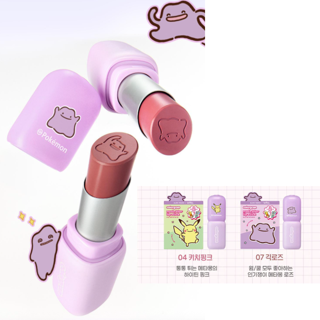[Colorgram] x Pokemon Nude Blur Stick Lipstick