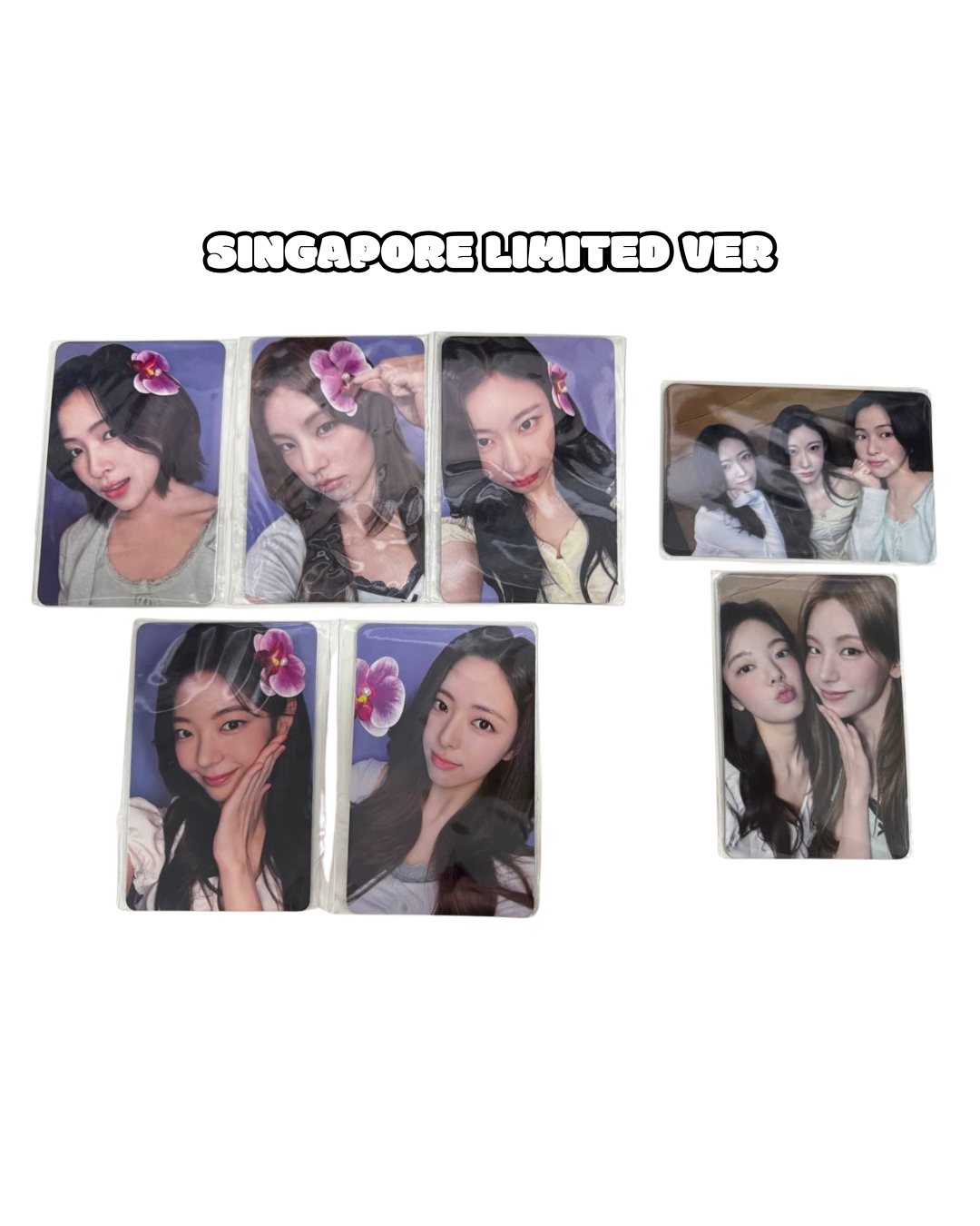 [POB] ITZY Singapore Limited Orchid Photocard Pc