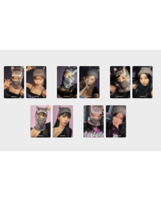 [POB] LE SSERAFIM Crazy Weverse BALACLAVA VER Photocard Pc