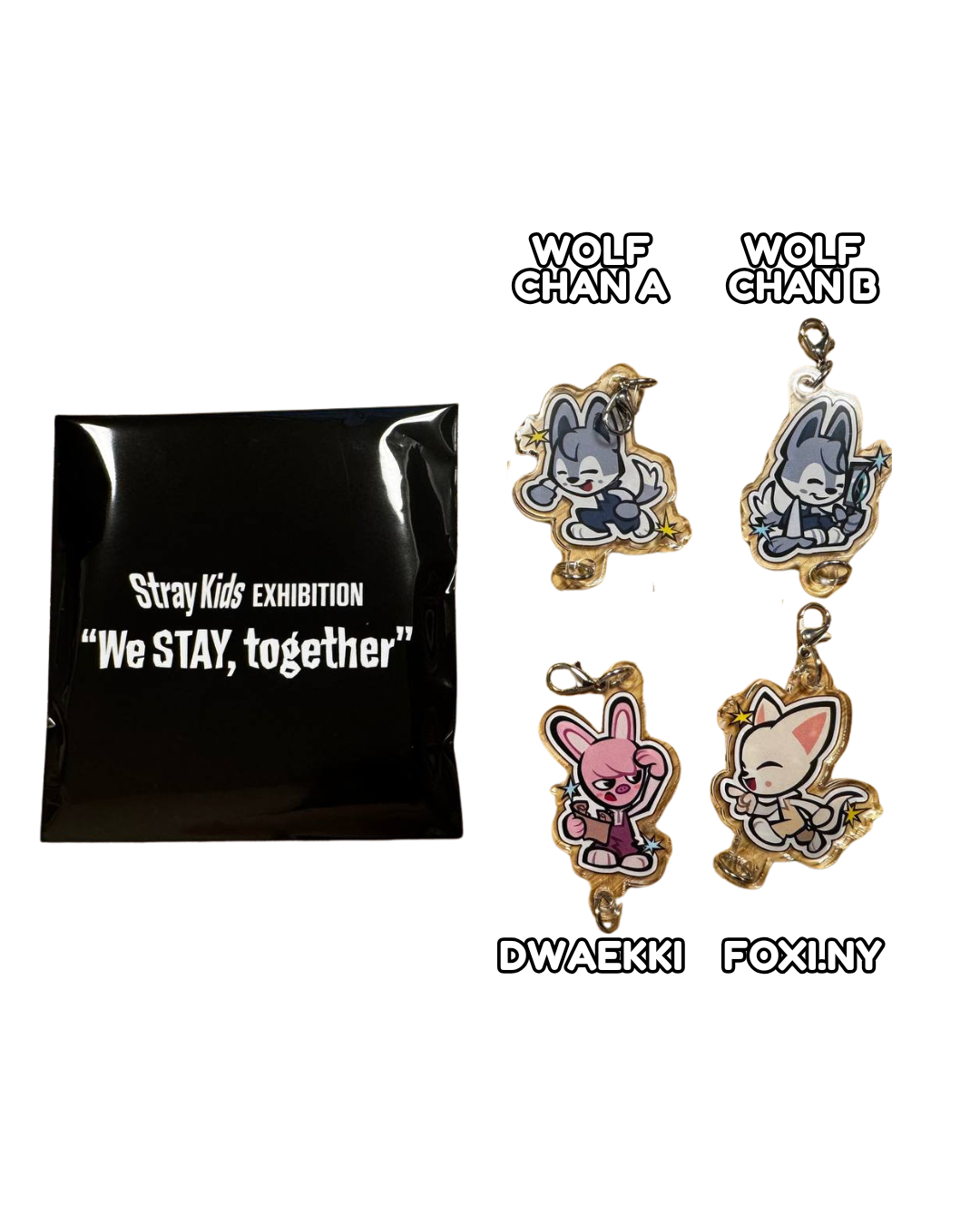 [MERCH]  Stray Kids Exhibition "We STAY, together" Random Acrylic Keyring
