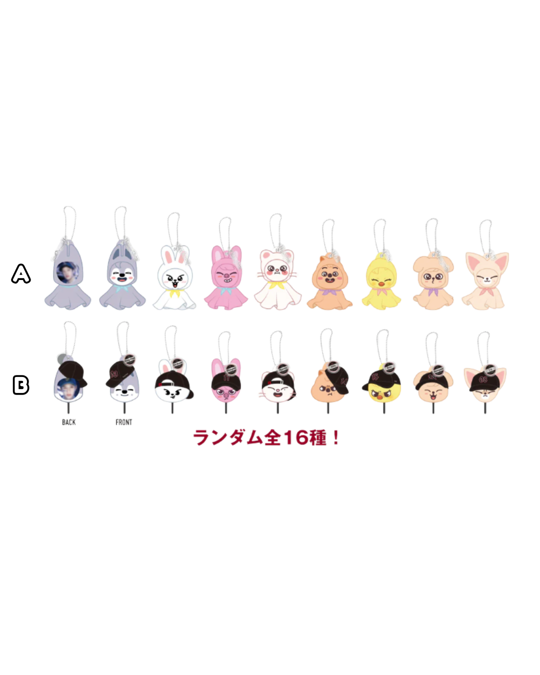 [MERCH] RANDOM MINI IMAGE PICKET KEY HOLDER / Stray Kids『Stray Kids World Tour <dominATE JAPAN> 』