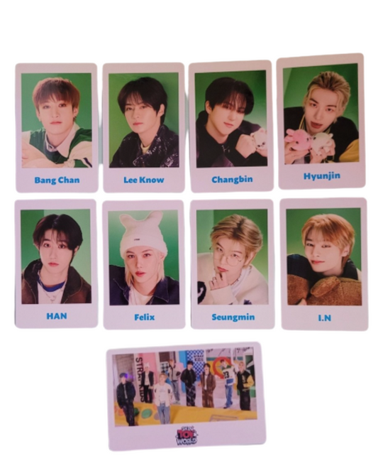 [MERCH] PHOTO CARD SET (9PIECES) [A] / Stray Kids “Fan Connecting 2024 “SKZ TOY WORLD”"