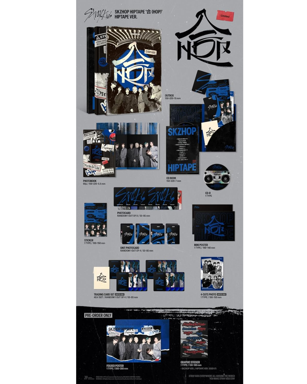 [ALBUM] Stray Kids SKZHOP HIPTAPE '合(HOP)' [HIPTAPE Limited Ver] | Hiptape Ver