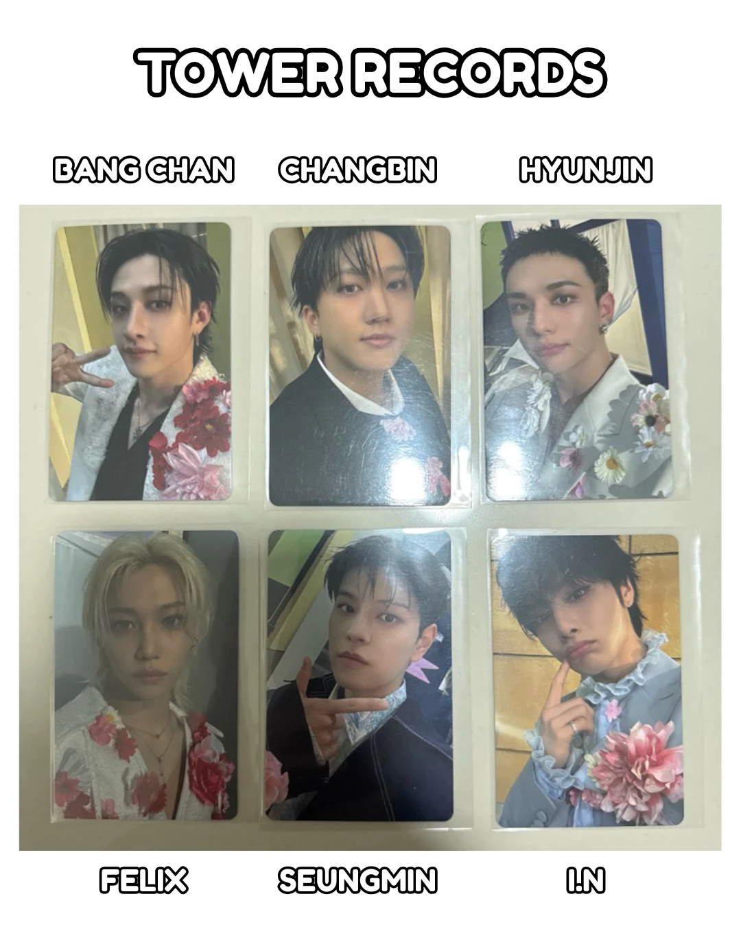 [POB] Stray Kids Japan Hollow Japan Tower Records POB Photocard PC