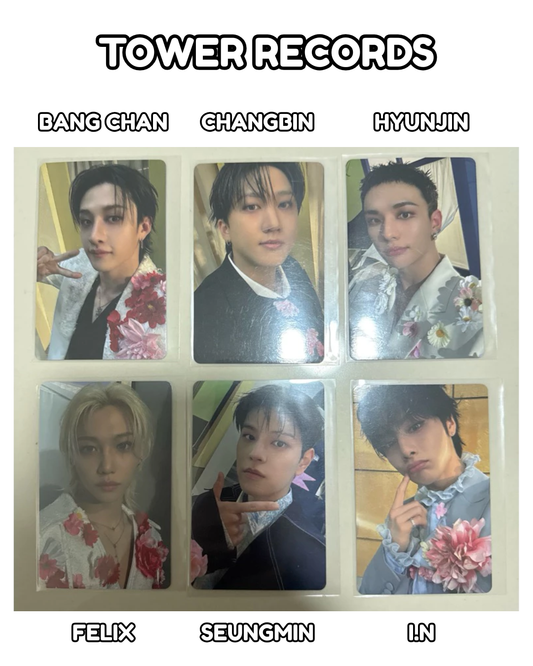 [POB] Stray Kids Japan Hollow Japan Tower Records POB Photocard PC