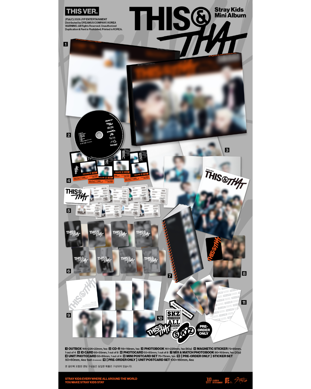 [ALBUM] Stray Kids (스트레이 키즈) - 'THIS & THAT' (THIS VER., THAT VER.) Sealed Album