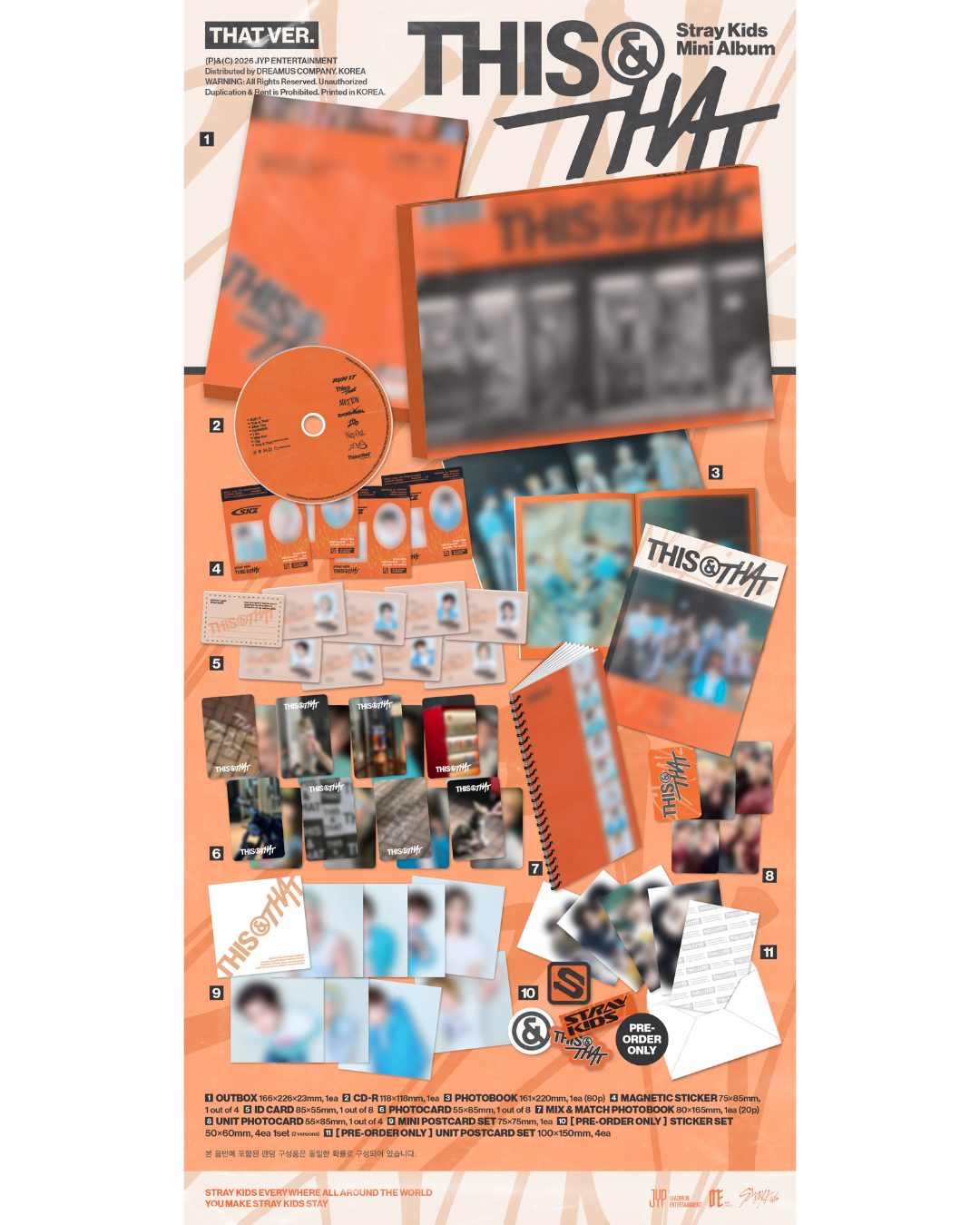 [ALBUM] Stray Kids (스트레이 키즈) - 'THIS & THAT' (THIS VER., THAT VER.) Sealed Album