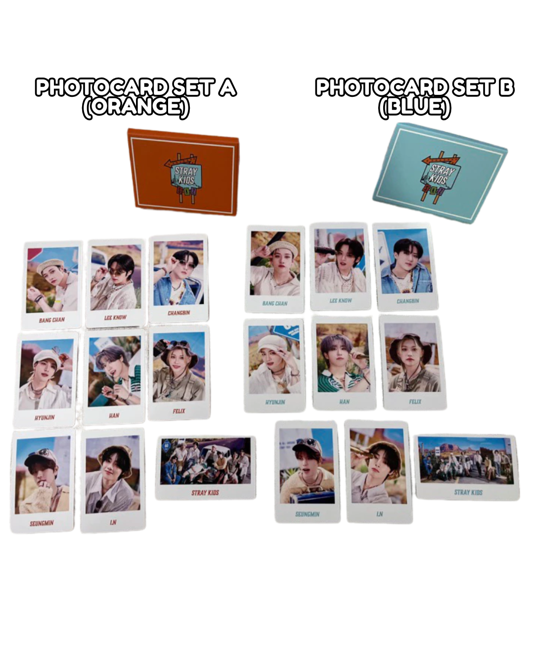 [Sharing Set] Stray Kids ★★★★★ (5-STAR)  JYP Japan Popup Store Photocard Pc
