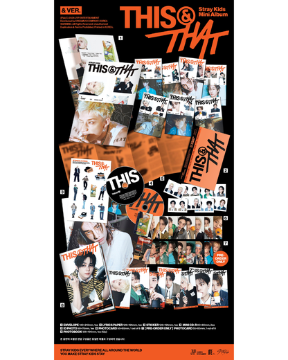 [ALBUM] Stray Kids (스트레이 키즈) - 'THIS & THAT' (& VER.) Sealed Album
