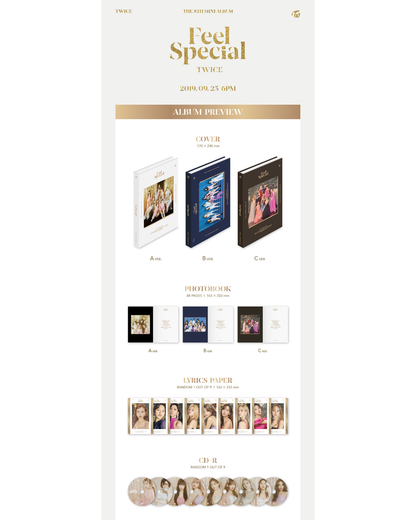 [ALBUM | GIFT EVENT] TWICE Feel Special The 8th Mini Album set Unsealed