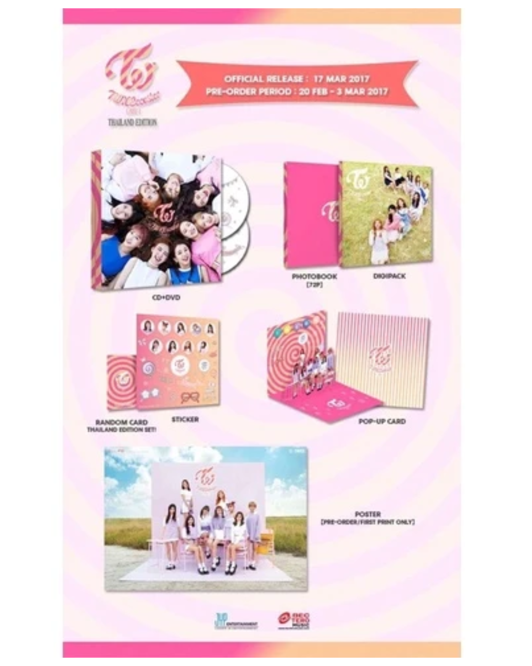 [ALBUM] TWICE TWICECOASTER Lane 1 Limited Edition THAI Album set Unsealed