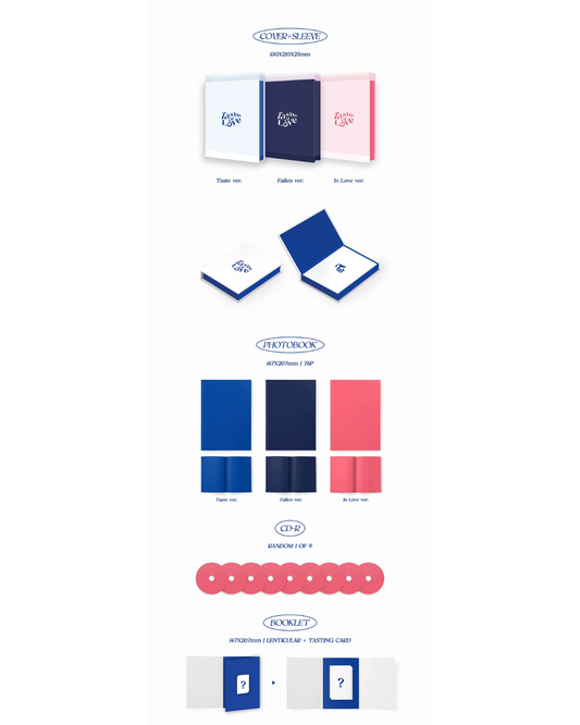 [ALBUM | GIFT EVENT] TWICE Taste of Love Album set Unsealed