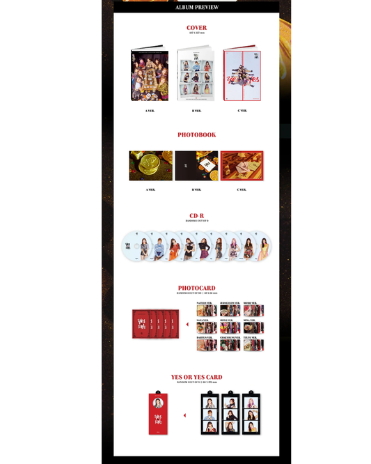 [ALBUM | GIFT EVENT] TWICE Yes or Yes Album set Unsealed