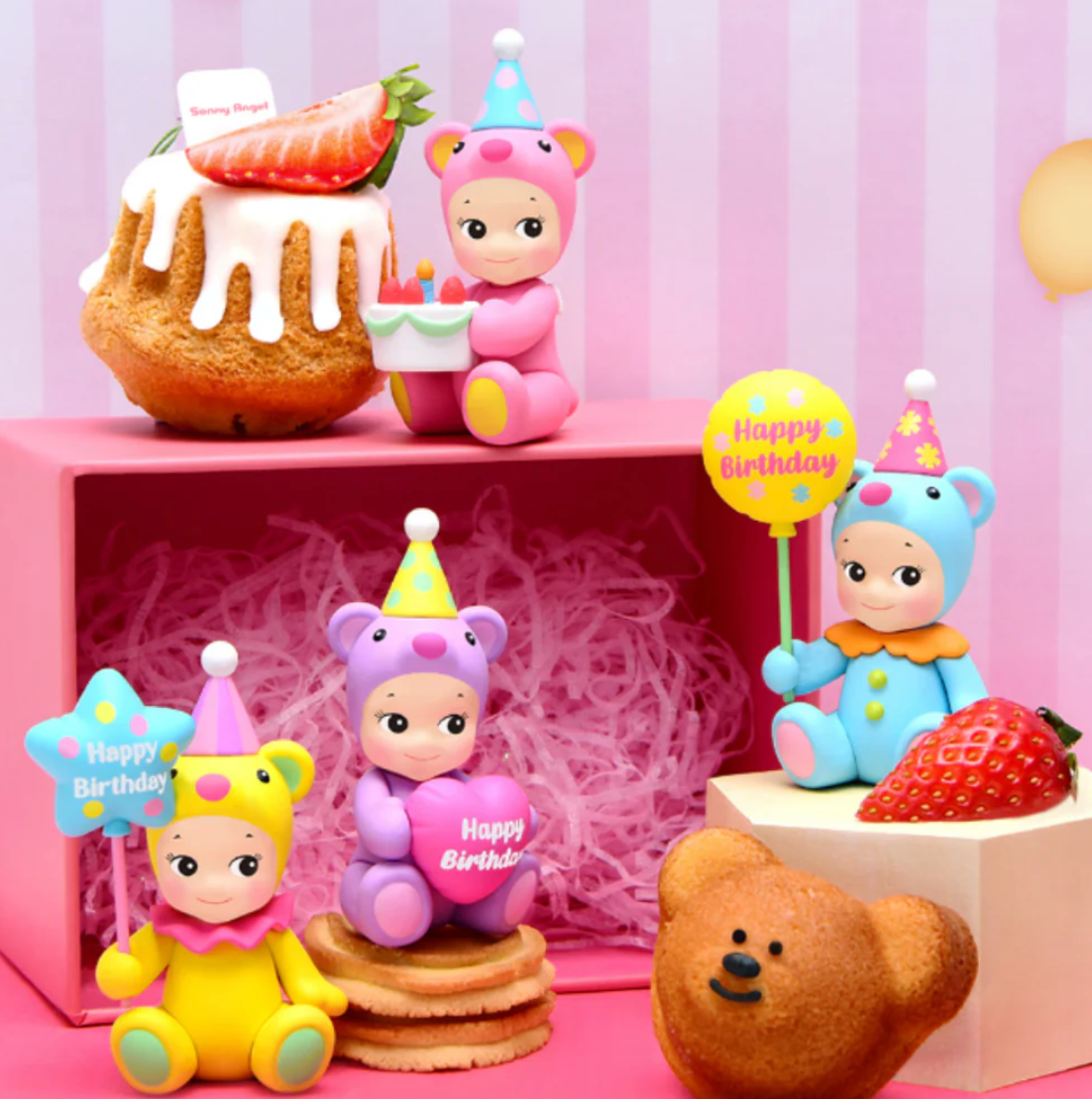 [SONNY ANGEL] Birthday Bear Series Blind Box Figure (2021)