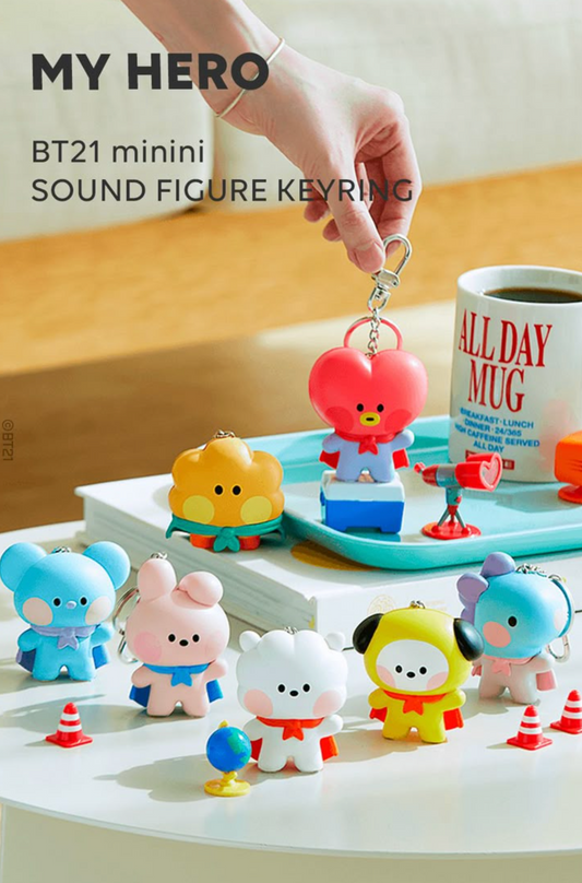 [MERCH] BT21 Minini Sound Figure Keyring