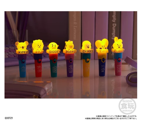 [COLLAB] BT21 Bandai Lightstick Charm Shokugan