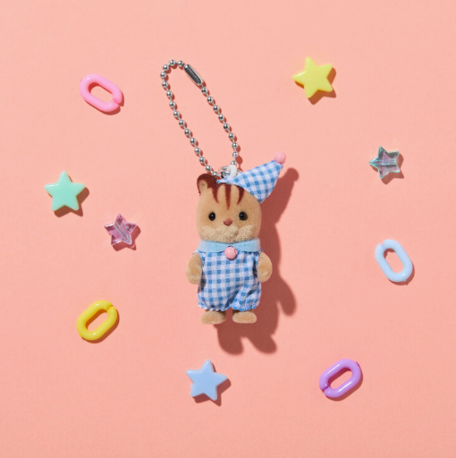[Sylvanian Families] Baby Hamster (Pajamas) Keychain