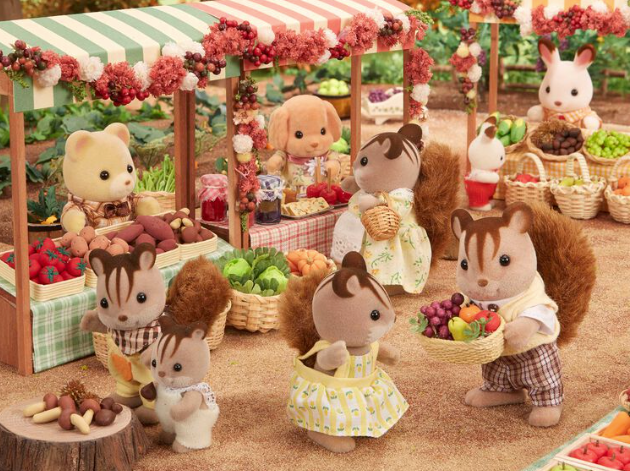 [Sylvanian Families] Walnut Nutshell Squirrel Girl Figure