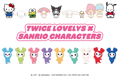 [MERCH] TWICE X SANRIO CHARACTERS BAG CHARM SET / TWICE LOVELYS×SANRIO CHARACTERS