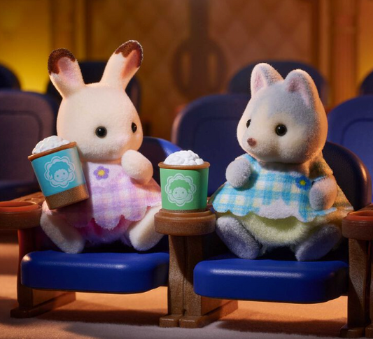 [Sylvanian Families] Baby Theater Set Chocolate Rabbit & Husky