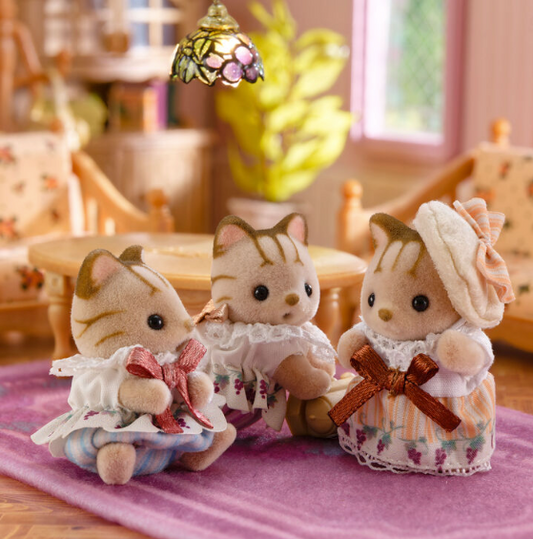 [Sylvanian Families] Baby Striped Cat Elegant Set