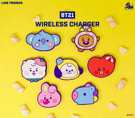 [COLLAB] BT21 Wireless Portable Charger (Jelly Candy Ver)