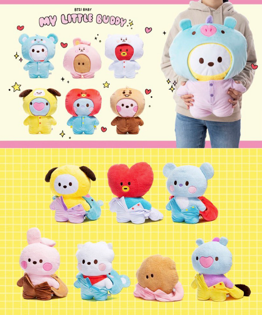 [MERCH] BT21 My Little Buddy (MLB) Tatton with Baby Romper Plush