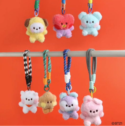 [COLLAB] Monopoly BT21 BTS Minini Doll Keyring
