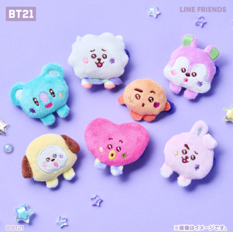 [COLLAB] BT21 The Journey x Family mart BT21 Plush Badge