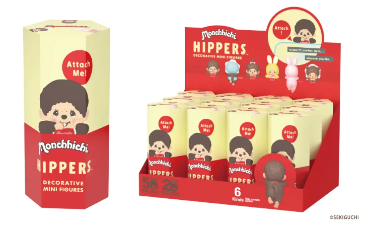 [Monchhichi] Hippers Decorative Mini Figure Blind Box