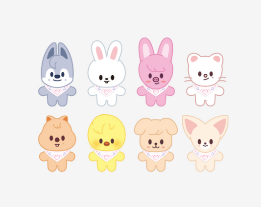 [MERCH] Stray Kids SKZOO PLUSH 10CM Ver. - SKZ 5'CLOCK