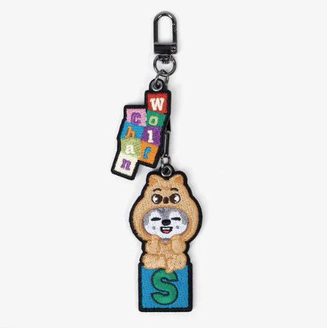 [MERCH] EMBROIDERY KEY HOLDER - Wolf Chan / Stray Kids『Fan Connecting 2024 "SKZ TOY WORLD"』
